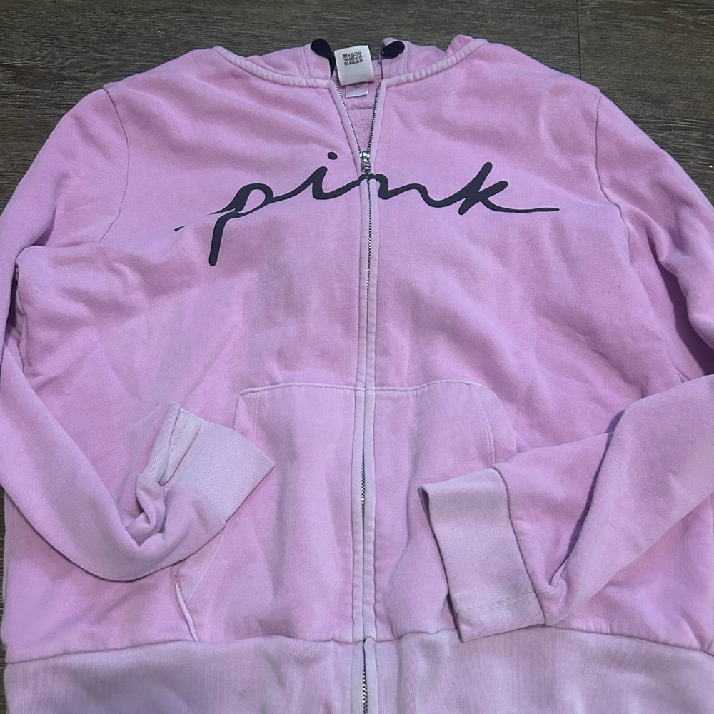 PINK Victoria's Secret Light Pink Hoodie !!!!!!SOLD !!!!!